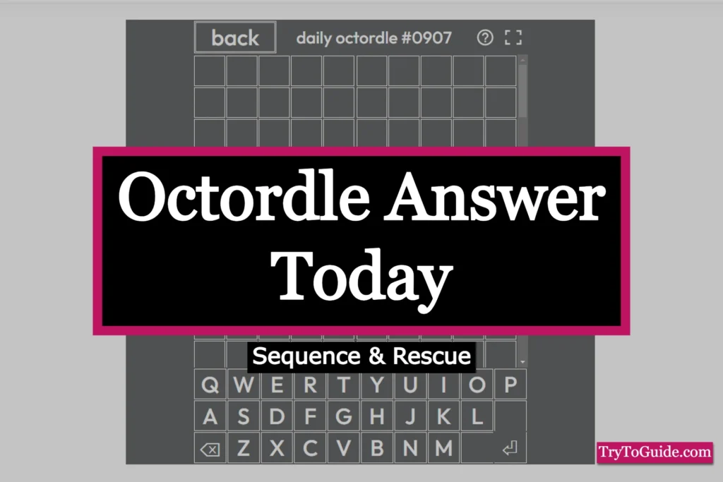 Octordle Answer Today